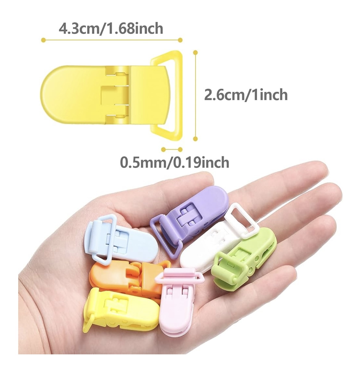 تعليقة لهاية بلاستيك أخضر