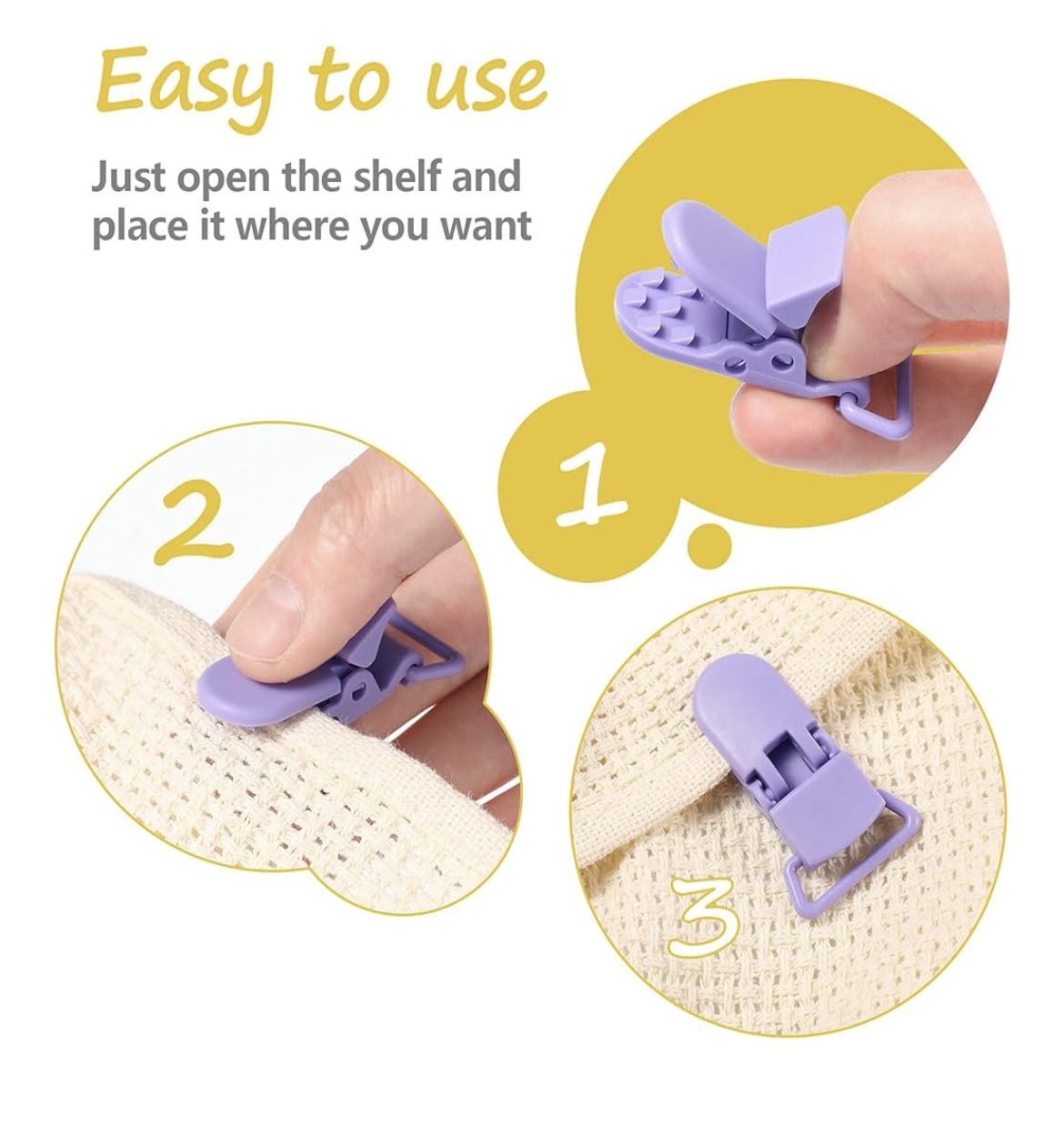 تعليقة لهاية بلاستك أحمر