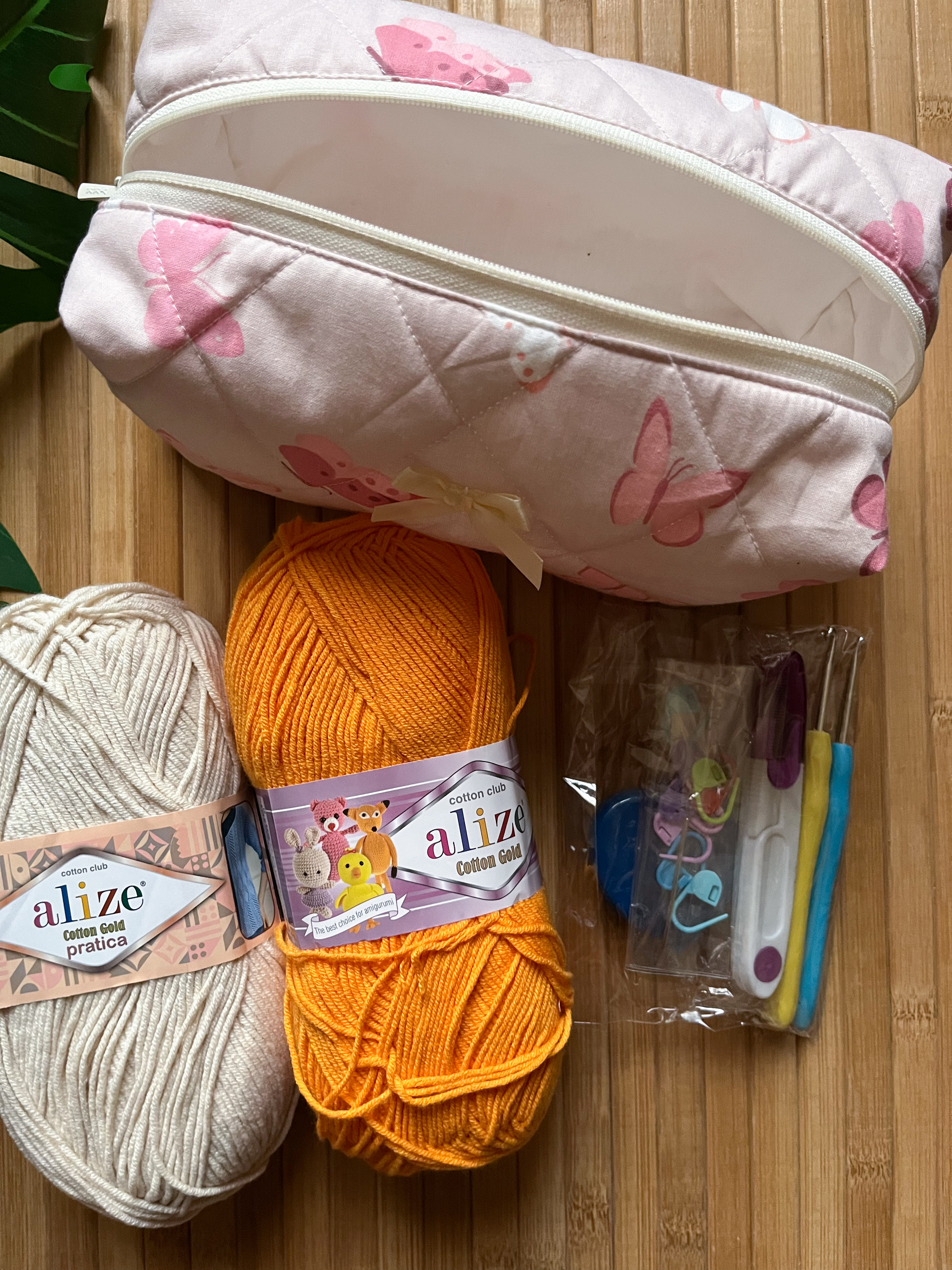 صندوق اساسيات الكروشية مع دورة 